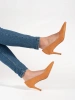 Camel court shoes with stiletto heels