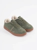 Sergio Leone Suede Green Sneakers