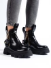 Platform Ankle Boots in Black