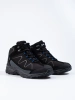 High Lace-Up Trekking Boots - Black and Blue
