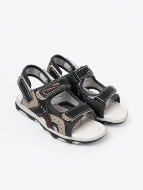 Black boys' sandals