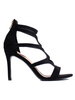 Black Elegance Heeled Sandals