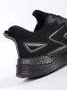 Men's black sports shoes