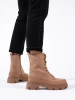Beige Platform Boots by Potocki
