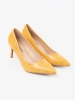 Yellow classic stiletto pumps