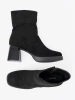 Elegant Black Ankle Boots on a Stable Heel