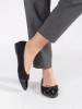 Sparkling Black Ballet Flats with Bow
