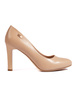 Classic Beige High-Heel Pumps by Sergio Leone