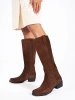 Warm Brown Leather Boots by Sergio Leone