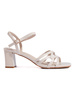 Beige Strappy Low-Heel Sandals by Sergio Leone