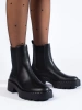 Sergio Leone Platform Chelsea Boots