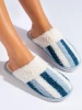 Warm Striped Slippers