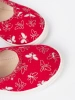 Children's Red Velcro Sneakers