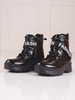 Potocki Fashion Black Ankle Boots