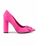 Fuchsia Suede Pumps by Vinceza