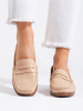 Beige Loafers