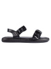 Black Easy-Slip Comfortable Sandals