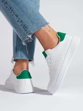 Damskie białe wygodne buty sportowe Shelovet