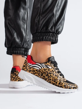 Damskie sneakersy w panterkę Shelovet