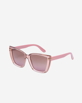 Okulary różowe przeciwsłoneczne